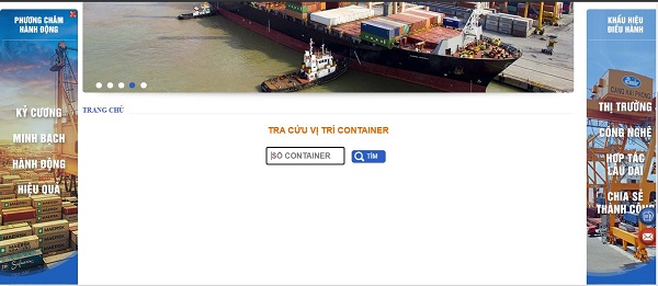 Hướng dẫn tra cứu cảng container Hải Phòng