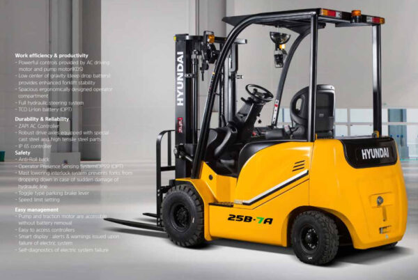 Xe Nâng điện Hyundai 25 Tấn 25b 7a 